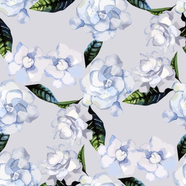 Suluboya gardenya desen