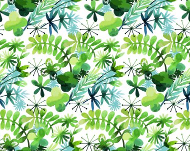 Suluboya bahar desen