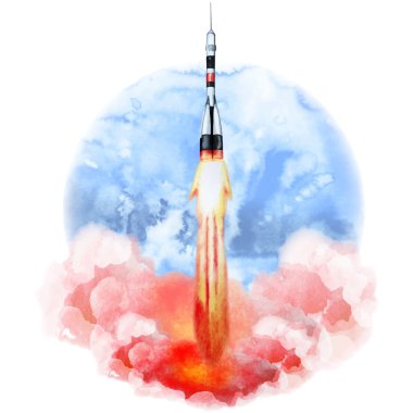 Gökyüzüne Roket fırlatma