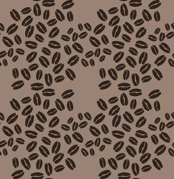 Patrón de granos de café gráfico — Archivo Imágenes Vectoriales