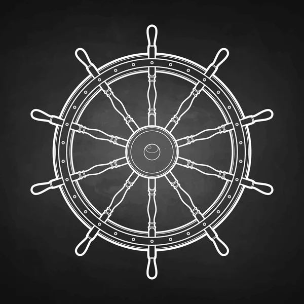 Графическое рулевое колесо — стоковый вектор