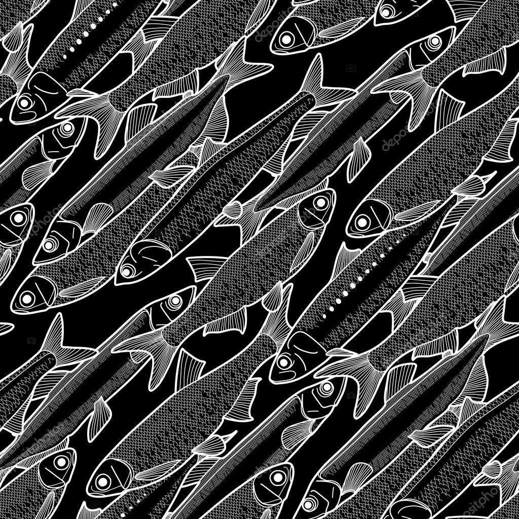 Graphic fish pattern Stock Vector Image by ©homunkulus28 106293050