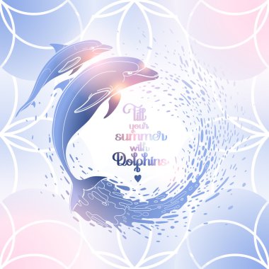 Su çemberi ile grafik yunuslar