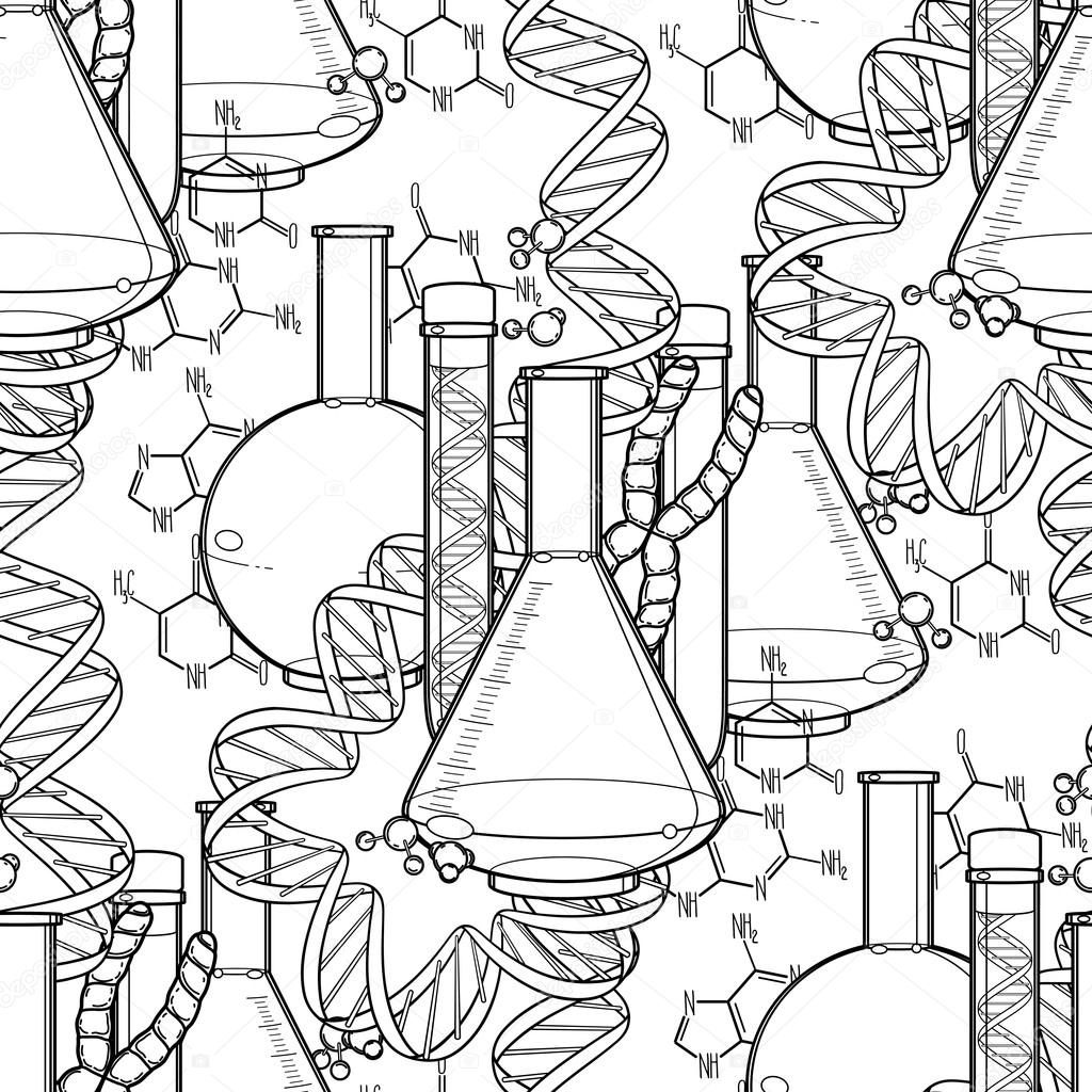 Colorear de quimica imágenes de stock de arte vectorial | Depositphotos