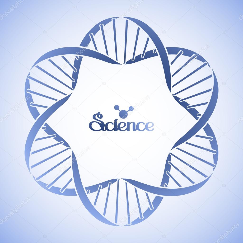 Cornice grafica cerchio del dna Scheda medica di vettore Disegno di pagina di libro da colorare per adulti e bambini — Vettoriali di homunkulus28