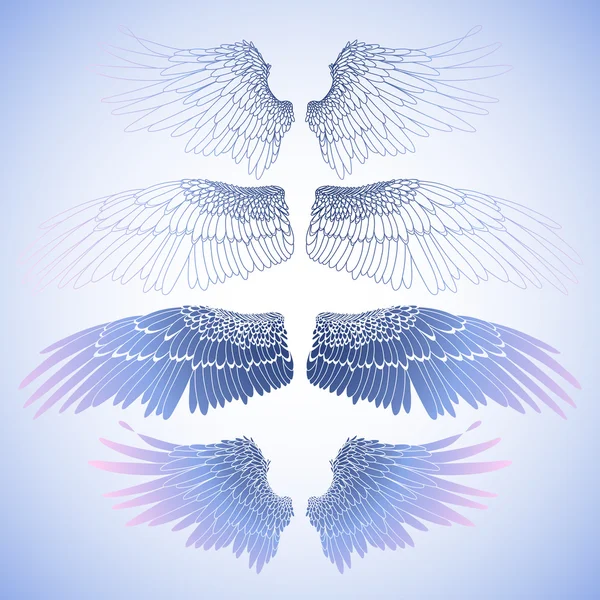 Graphic Wings collectie — Stockvector