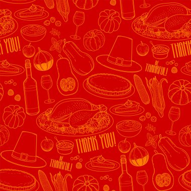 Grafik Şükran günü desen