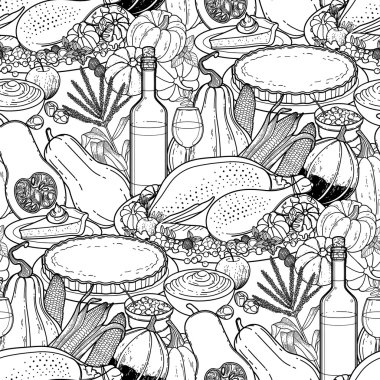 Grafik Şükran günü desen