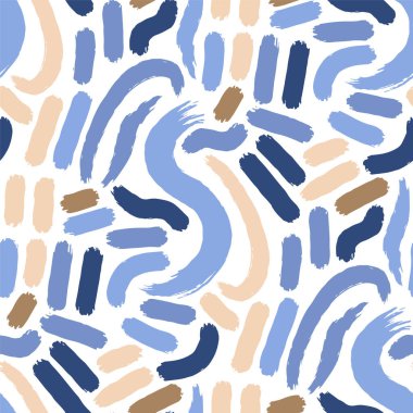 Yumuşak renk paletindeki fırça darbelerinin soyut ve pürüzsüz deseni