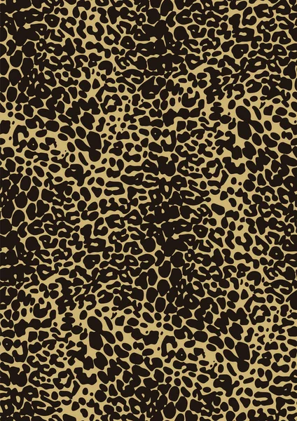 Vettore ripetuto modello senza soluzione di continuità di pelle di leopardo — Vettoriale Stock