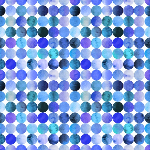 동그라미와 추상 수채화 패턴 — 스톡 사진