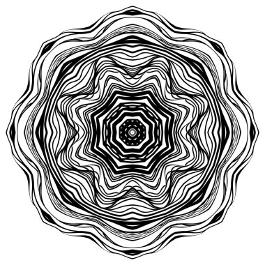 soyut daire süsleme