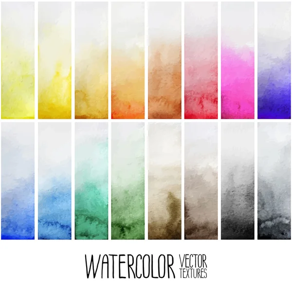 Watercolor gradient rectangles — Stock Vector