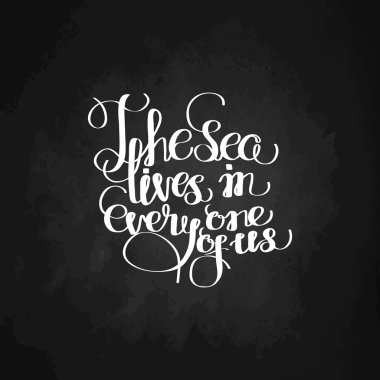 Graphic ocean quote