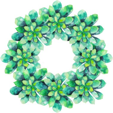 Suluboya sulu çelenk