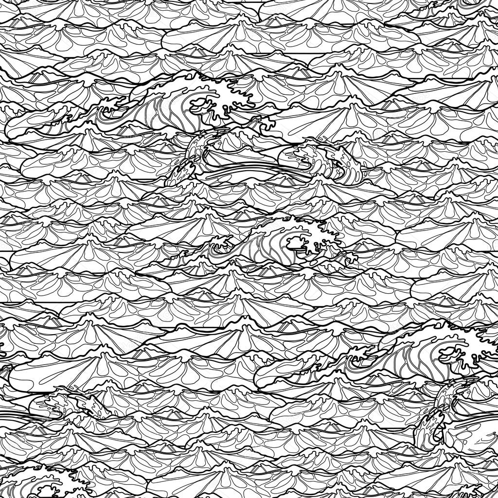 Ocean waves  pattern