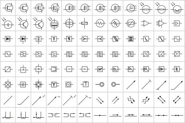 96 elektronik ve elektrik sembolleri v.3