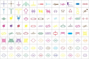 96 elektronik ve elektrik sembolleri v.1