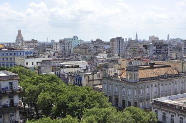 Küba'da eski Havana Mimarlık.