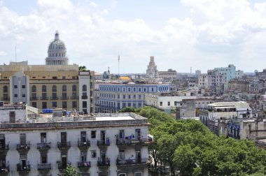 Küba'da eski Havana Mimarlık.