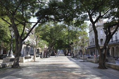 Küba'da eski Havana Mimarlık.