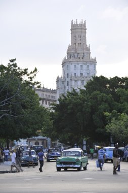 Küba'da eski Havana Mimarlık.