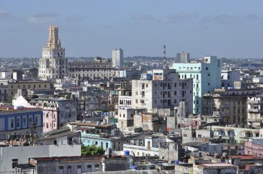 Küba'da eski Havana Mimarlık.