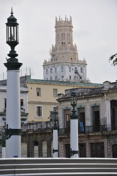 Oud Havana architectuur in Cuba. — Stockfoto