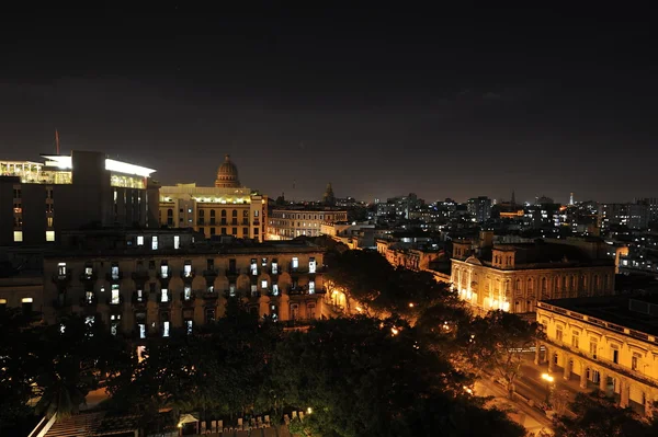 Havana at night — Stock Photo, Image