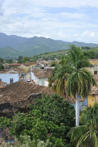 Trinidad, Vista da cidade a partir dos telhados . — Fotografia de Stock