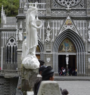 Las Lajas - Kolombiya Gotik Kilisesi. 