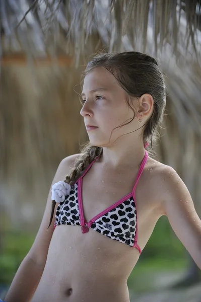 Teenager in swimsuit. — Stock Photo, Image