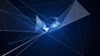 Mavi, pleksus, nokta, çizgi, teknoloji, veri, Internet, e-posta, ağ, üçgen, enerji, Futurustic