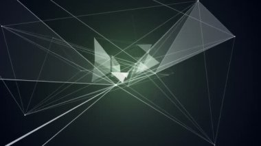 Büyüyen geometrik çizgiler