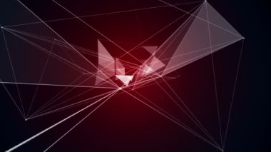 Büyüyen geometrik çizgiler