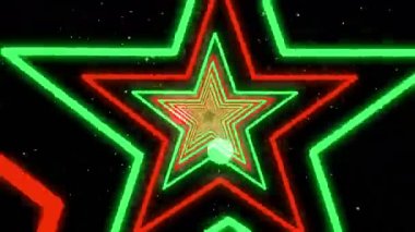 Yıldız neon çizgileri