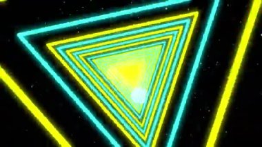 Enerji neon üçgenler