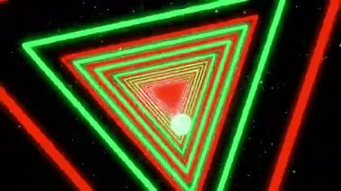 Enerji neon üçgenler
