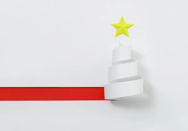 Kağıt Noel ağacı.