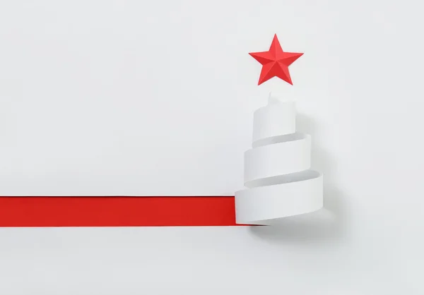 Kağıt Noel ağacı.