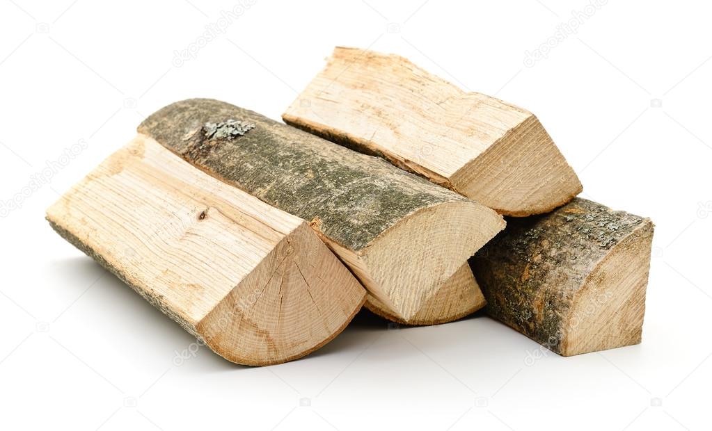 Logs of firewood.