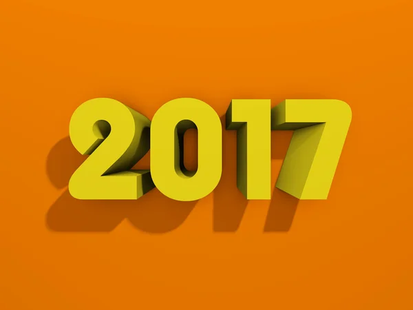 Neues Jahr 2017 — Stockfoto