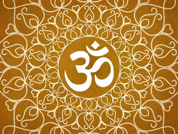 Ícone Hindu Om — Fotografia de Stock