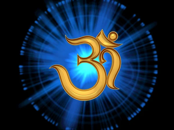 Traditional  Hindu Om Icon — Stock Photo, Image