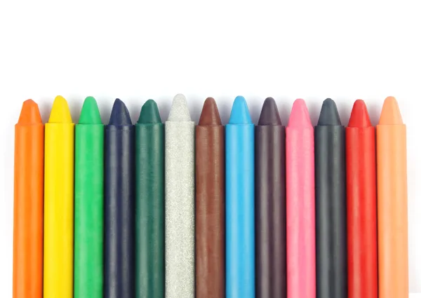Πολύχρωμο κραγιόνι μολύβι — Φωτογραφία Αρχείου