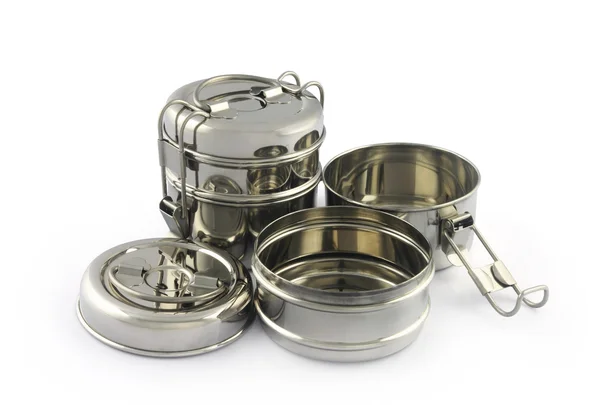 Stainless Steel Tiffin Box — Stock Photo, Image
