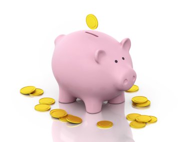     Altın sikke modeliyle kumbara