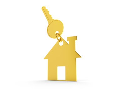     3D ev modeli ile anahtar 