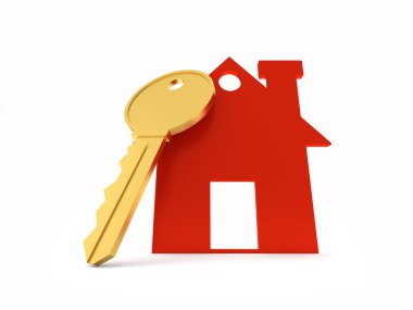     3D ev modeli ile anahtar 