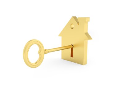     3D ev modeli ile anahtar 